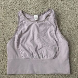 Lululemon Lavender High neck sports bra